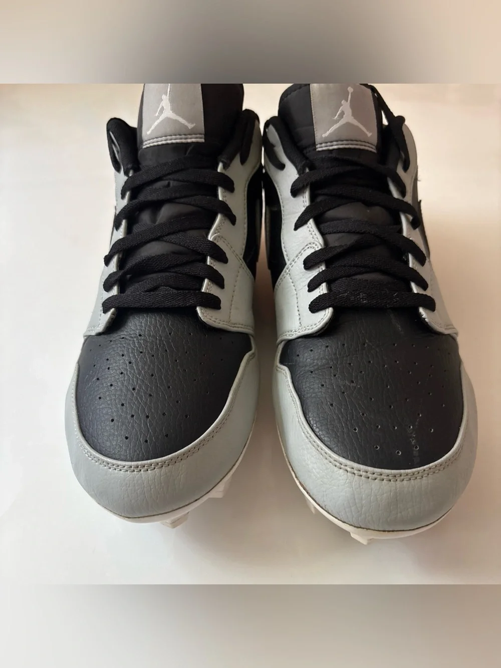 Nike Air Jordan 1 Low TD Football Cleats FJ6245-002 Light Smoke Men’s 13 w/ Box